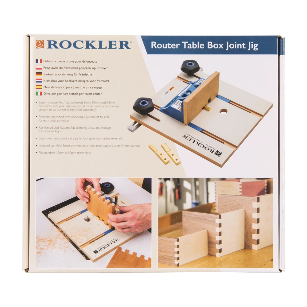 Toolstream Ltd Rockler Router Table Box Joint Jig