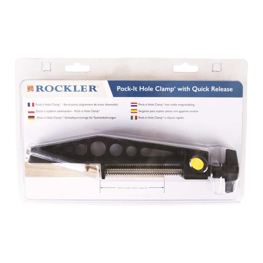 Toolstream Ltd Rockler QuickRelease Pockit Hole Clamp®