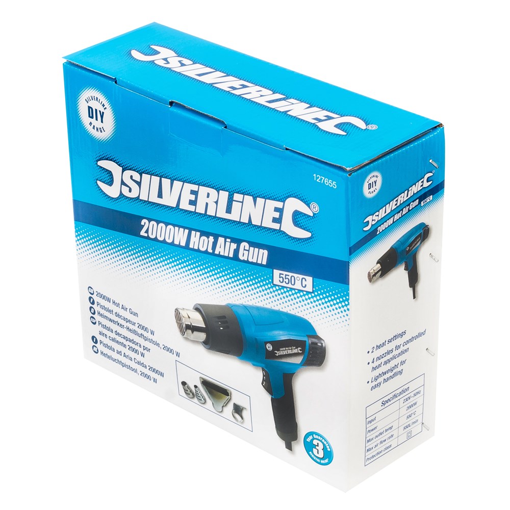 Toolstream Ltd Silverline 2000W Heat Gun