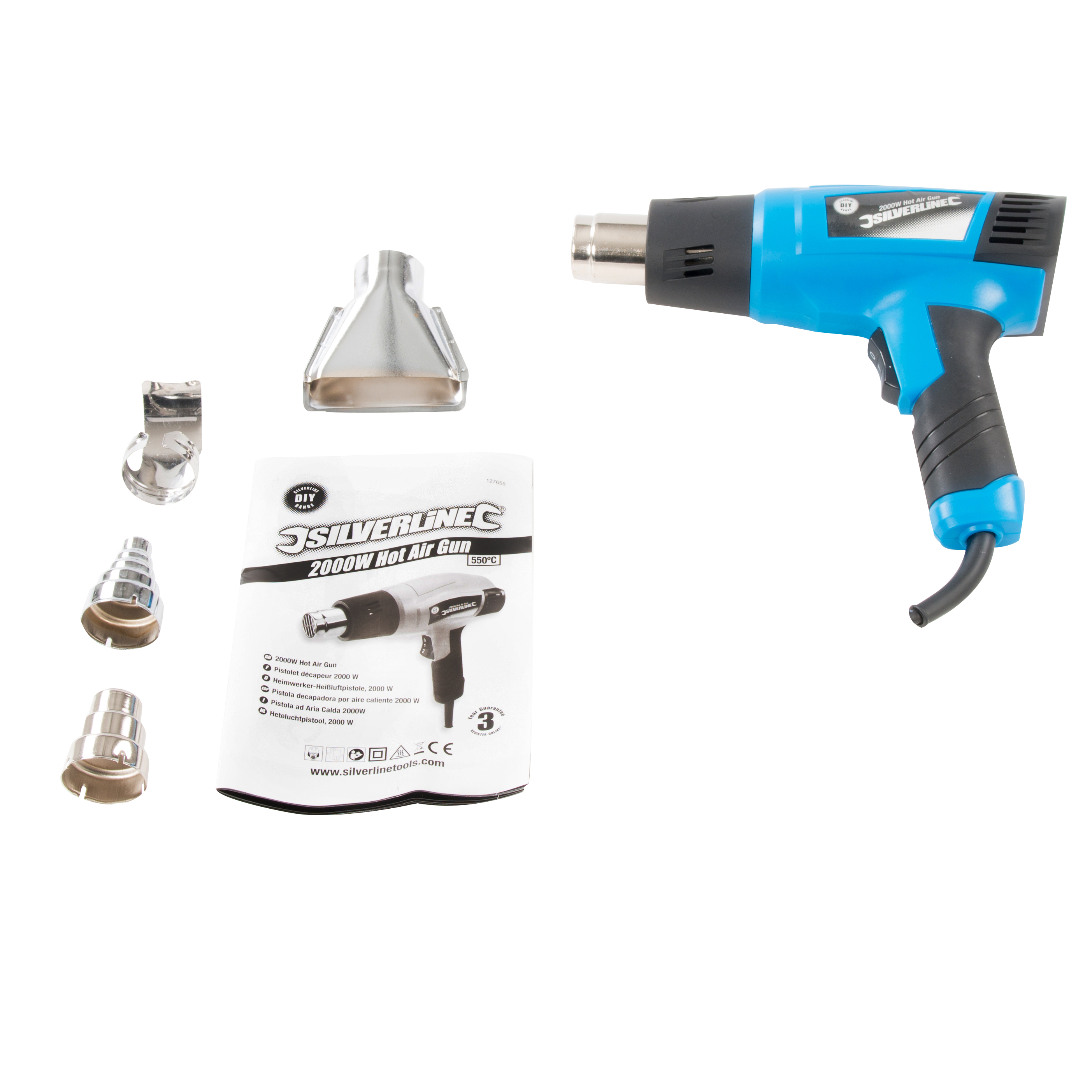 Toolstream Ltd Silverline 2000W Heat Gun
