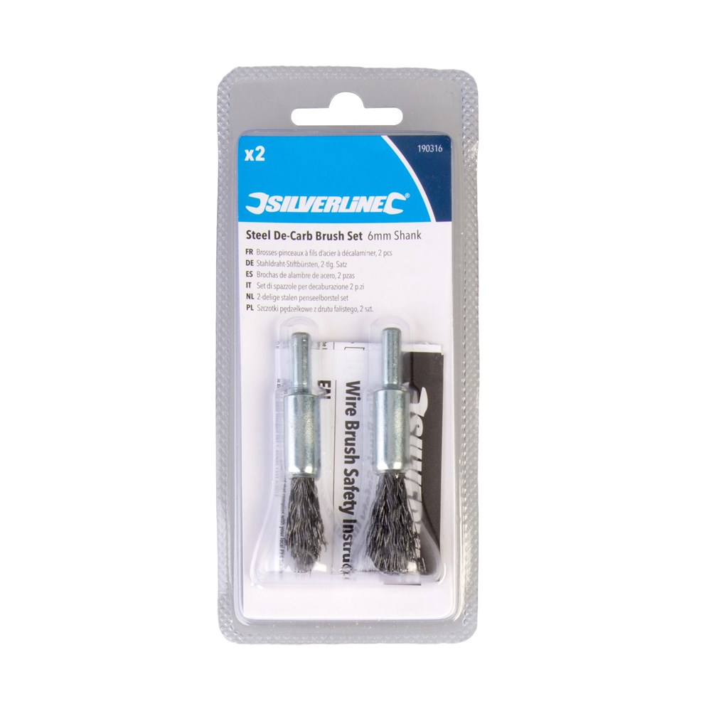 Toolstream Ltd Silverline Steel DeCarb Brush Set 2pk
