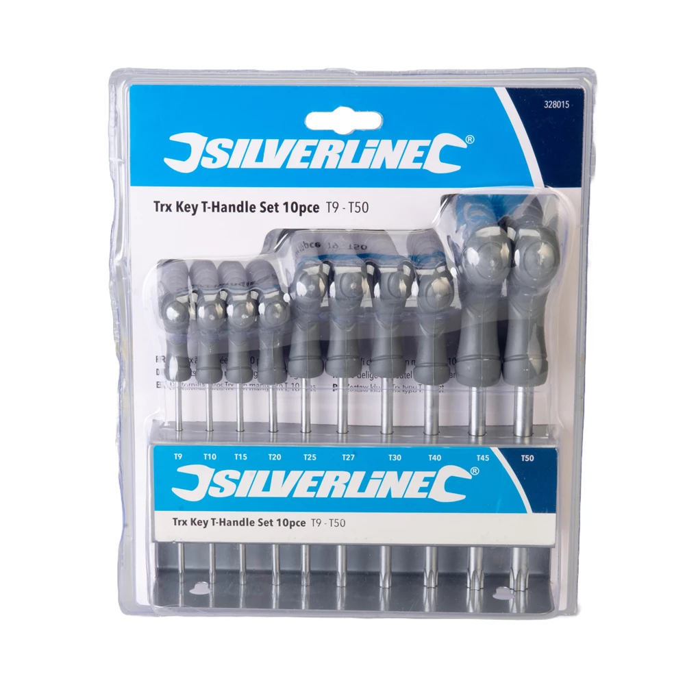 Toolstream Ltd Silverline Trx Key THandle Set 10pce