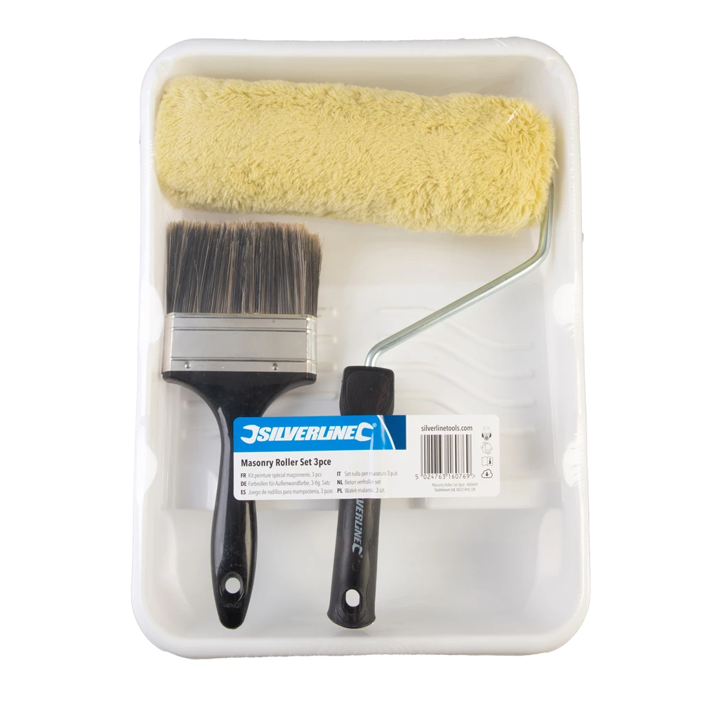 Toolstream Ltd Silverline Masonry Roller Set 3pce