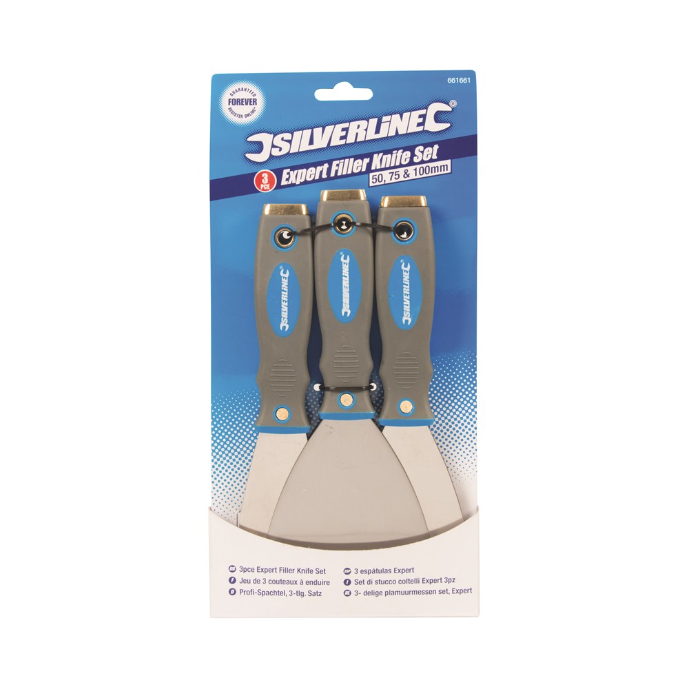 Toolstream Ltd Silverline Expert Filler Knife Set 3pce