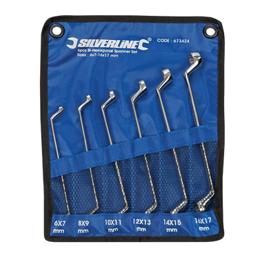 Silverline - 380424 Set Di Chiavi A Forchetta 6 P. Zi 6 - 17 - Foto 5