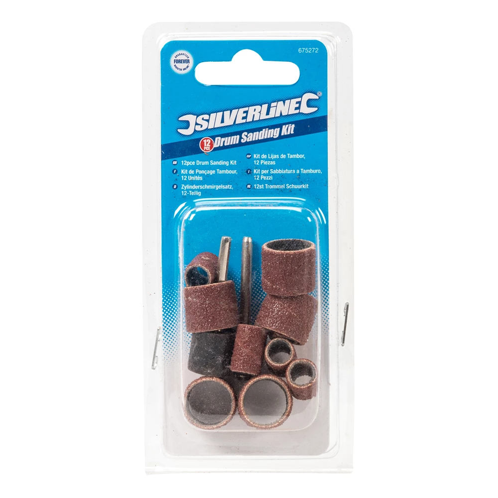 Toolstream Ltd Silverline Rotary Tool Drum Sanding Kit 12pce