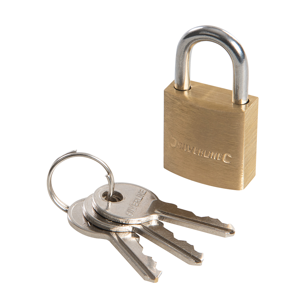 Toolstream Ltd Silverline Brass Padlock