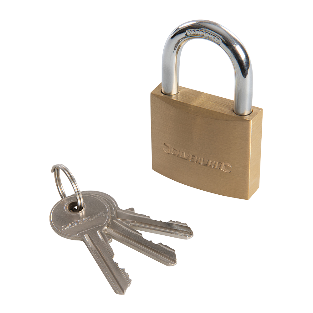 Toolstream Ltd Silverline Brass Padlock