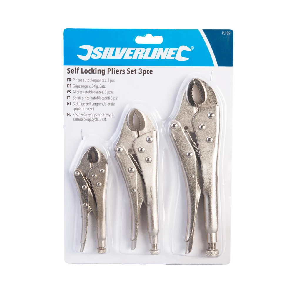 Toolstream Ltd Silverline Self Locking Pliers Set 3pce